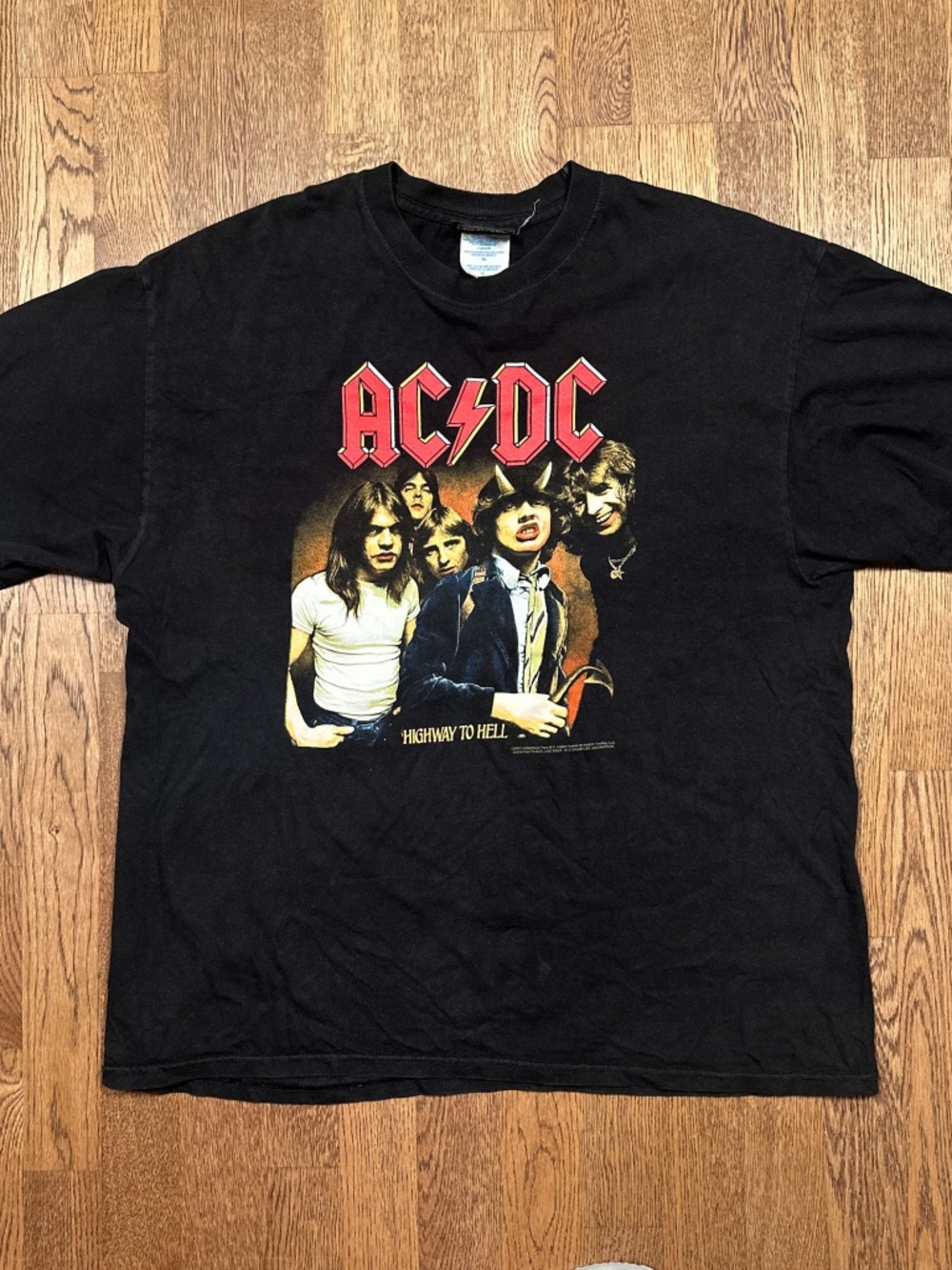 Vintage Y2K AC/DC ACDC Highway to Hell 2003 Artimonde Band T Shirt Mens XL